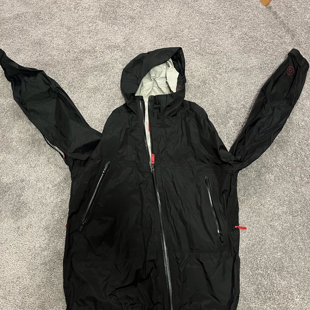 Burton Black Hooded Windbreaker Jacket